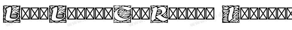 LinoLetterCutRagged Italic字体转换